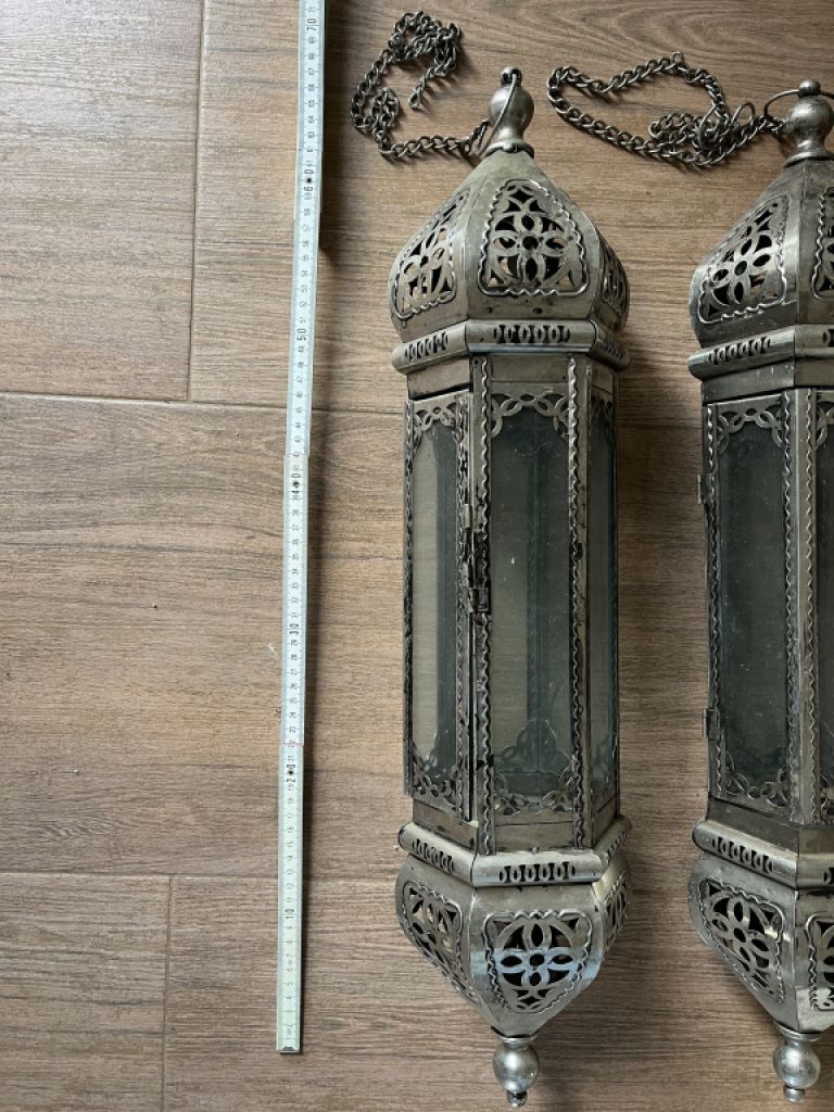 2 orientalische Hängelampen