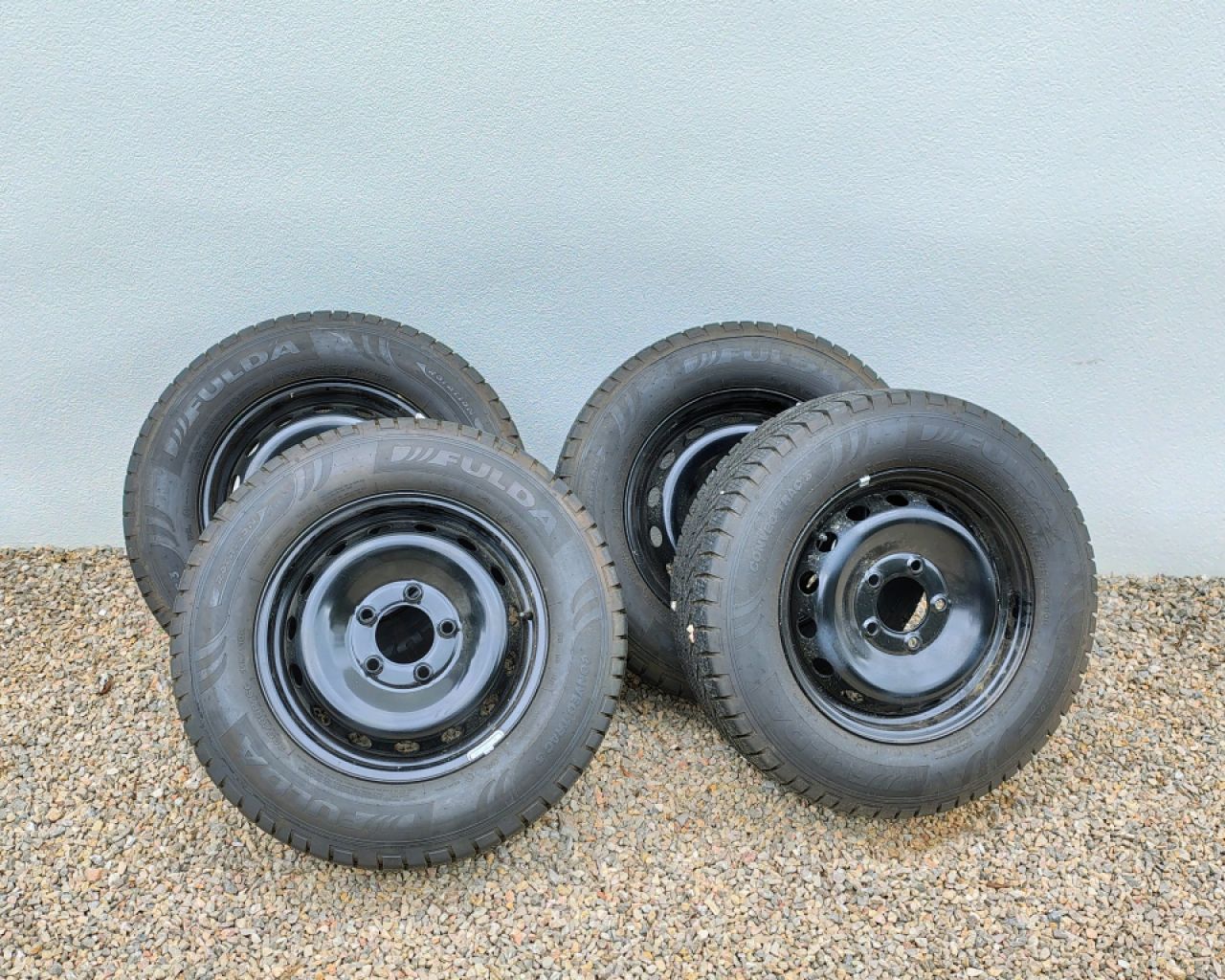 4 Neue Reifen mit Stahlfelgen für Transporter oder Wohnmobil professionelle top Qualität