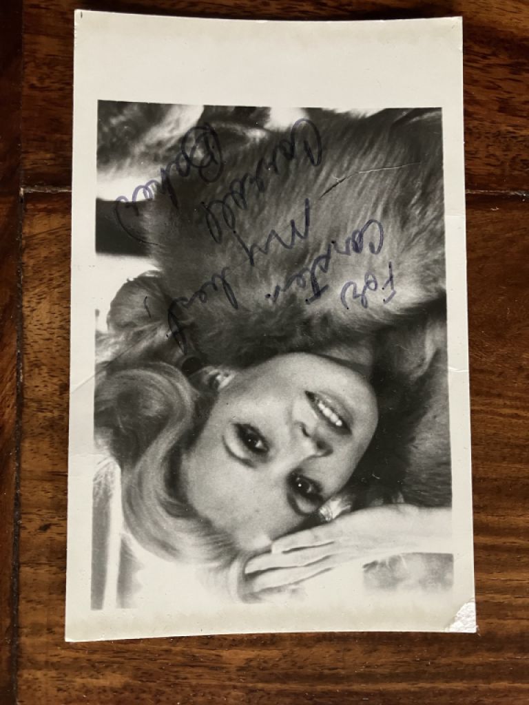 Carroll Baker  /  autograph / signed / Autogramm