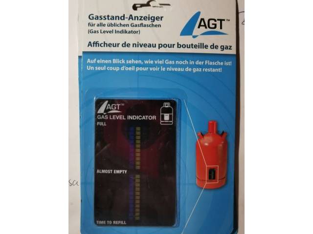 Gasstand-Anzeiger für alle üblichen Gasflaschen (Gas Level Indikator) 