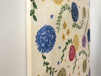 Handgemaltes Acrylbild Blumen – selbst gestaltet