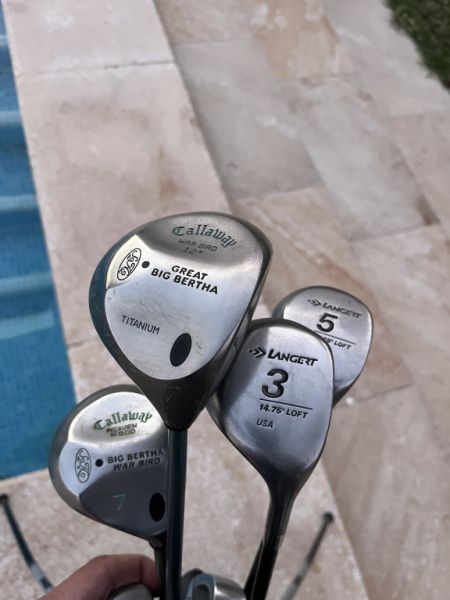 Herren Golfset mit Schlägersatz z.t. Callaway und Bällen