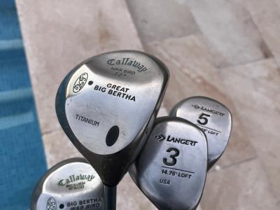 Herren Golfset mit Schlägersatz z.t. Callaway und Bällen