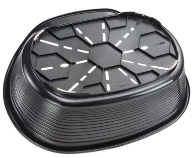 Hygienisches Hundebett, Hundeschale, Ferplast Korb Siesta Deluxe schwarz aus Italien, neuwertig