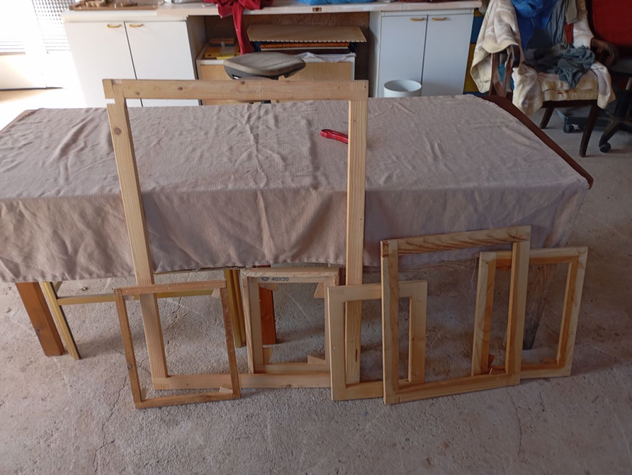 Keilrahmen + Staffelei