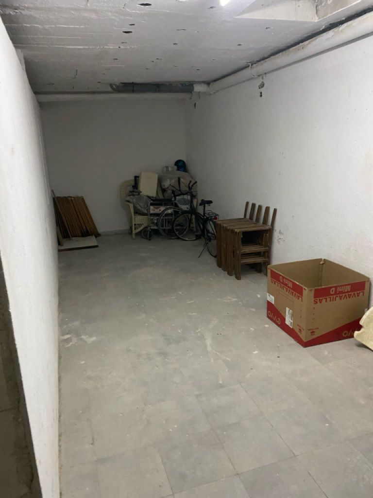Storage room in underground garage