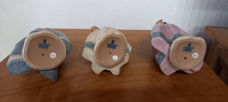 Lladro, Bauernmädchen, SET aus 3