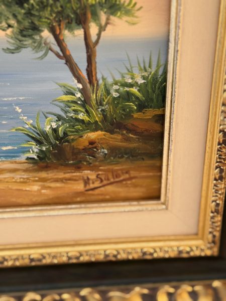 Oil painting, picture approx. 45 x 53 cm