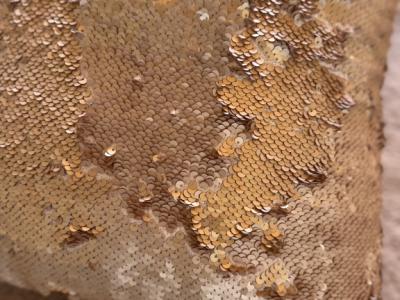 Pailletten Kissen 2 Stück in altrosa