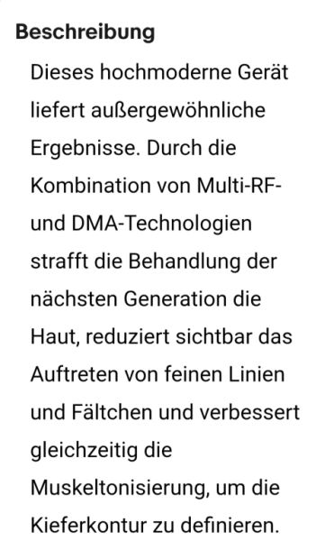 Radio Frequenz Gerät Tri Pollar Gold