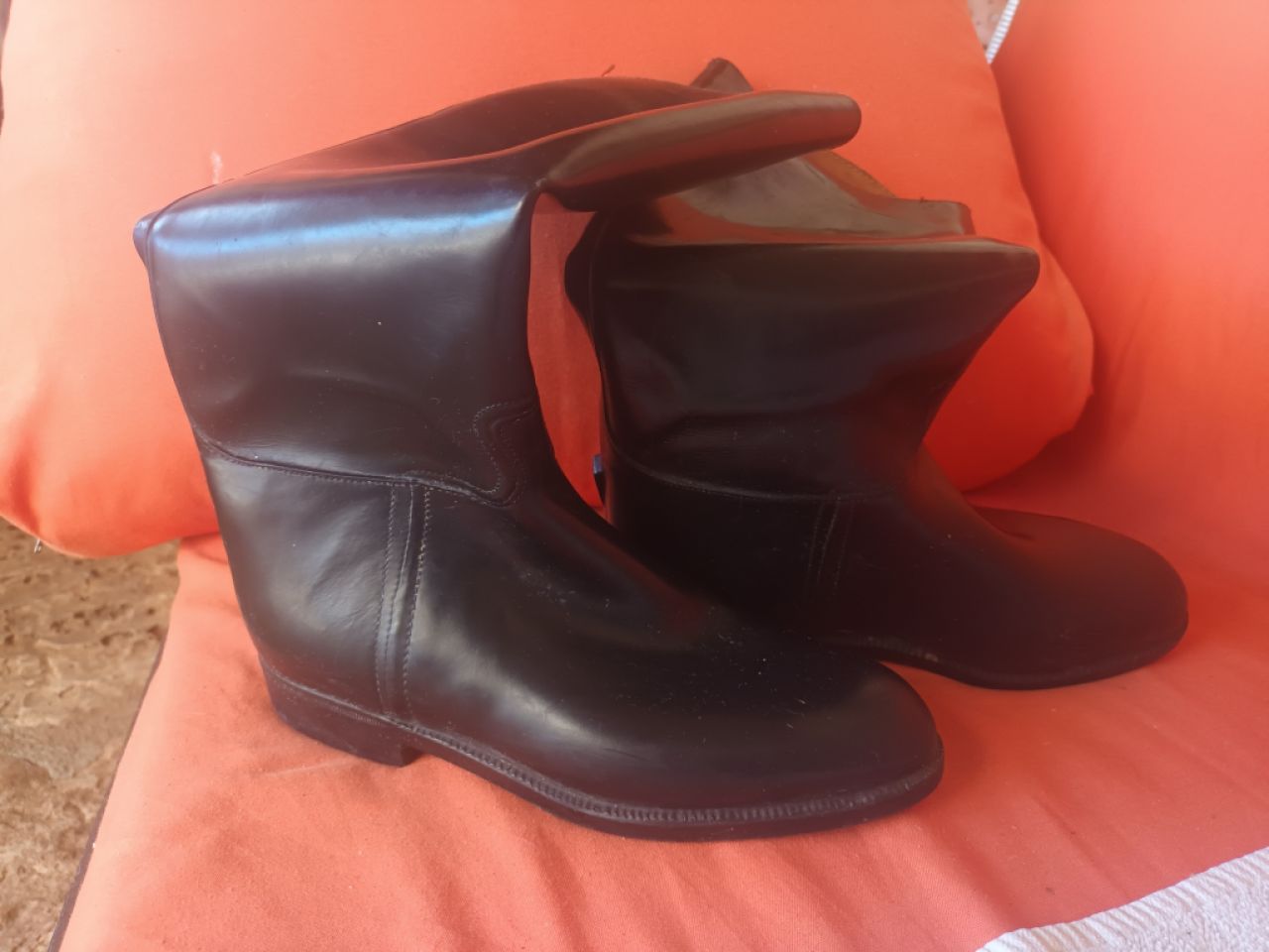 Reitstiefel, Kunstleder