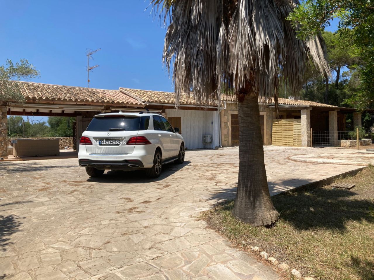 SAISON: Ebenerdiges Chalet mit kleinem Pool und Garten an der Cala Mondrago - Santanyi -- CH 78 T