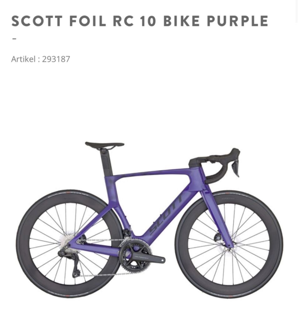Scott Foil RC 10 purple Größe M