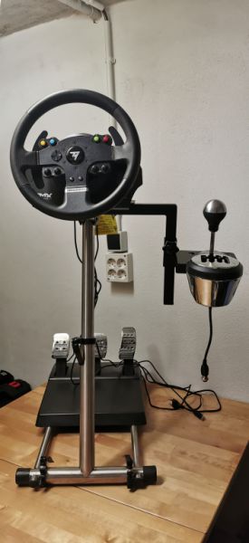 Thrustmaster TMX Feedback Pro with gear shift and rack
