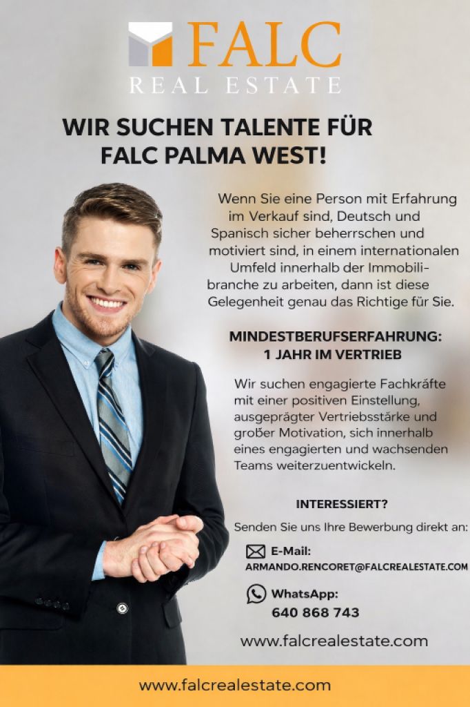 ¡Buscamos Talentos para FALC PALMA WEST!